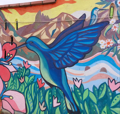 Pintar lienzos y casitas
