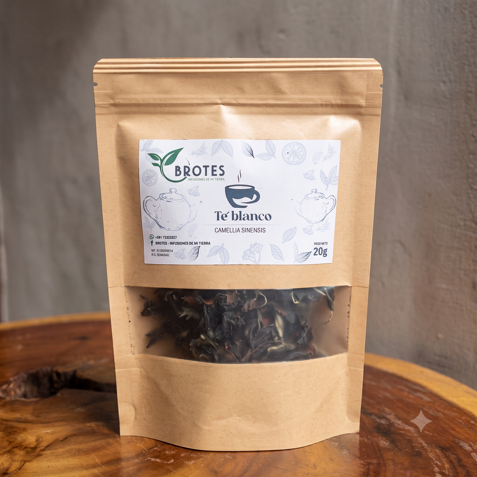 Té Blanco Premium: Brotes Plateados de Camellia sinensis